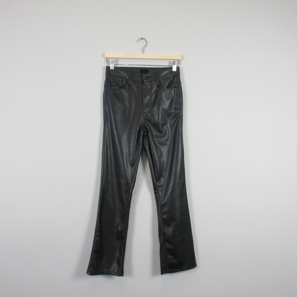 MOTHER Black Ankle Cropped Pants
